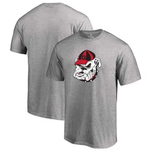 Men Georgia Bulldogs Big & Tall Primary Ash Logo College Football T-Shirt 116577-833