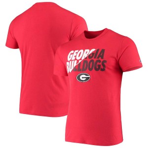 Men Georgia Bulldogs Red Champion Game Ready College Football T-Shirt 260343-386
