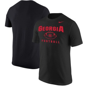 Men Georgia Bulldogs BCS Football Oopty Oop Black College Football T-Shirt 143660-985