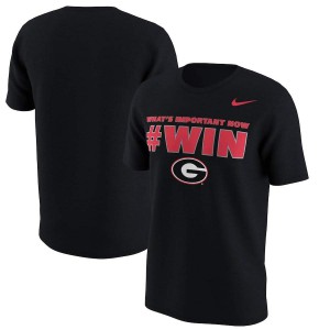 Men Georgia Bulldogs Team Mantra Black College Football T-Shirt 549342-942