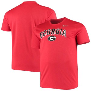 Men Georgia Bulldogs Big & Tall Legend Arch Over Red Performance Logo College Football T-Shirt 549436-348