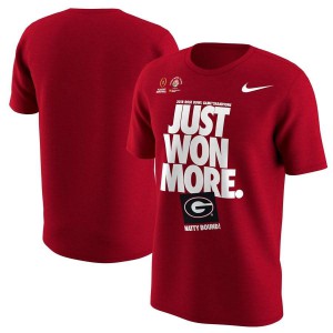 Men Georgia Bulldogs College Football Playoff 2018 Rose Bowl Red s Locker Room Champion College Football T-Shirt 653359-370
