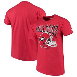 Men Georgia Bulldogs Red Starter Sluggo College Football T-Shirt 472875-148