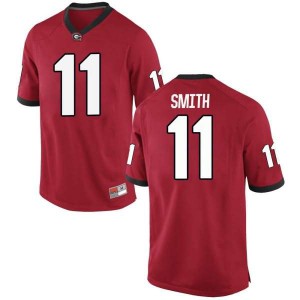 Youth Georgia Bulldogs #11 Arian Smith Red Game College Football Jersey 849734-551
