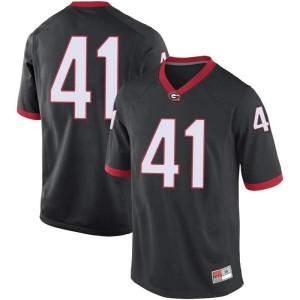 Youth Georgia Bulldogs #41 Channing Tindall Black Game College Football Jersey 423077-217