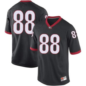 Youth Georgia Bulldogs #88 Ryland Goede Black Game College Football Jersey 986560-827
