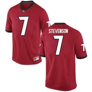 Youth Georgia Bulldogs #7 Tyrique Stevenson Red Game College Football Jersey 820346-460